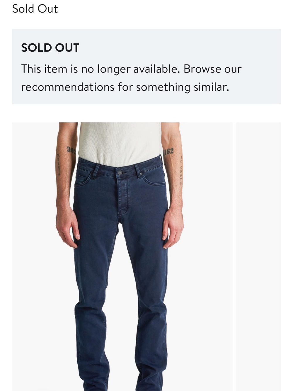 Neuw Men Jeans Slim in Deep Navy Blue